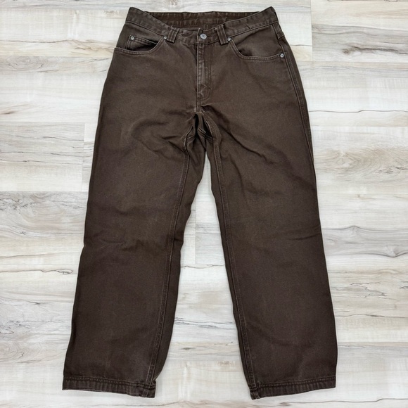 Duluth Trading Co. Carpenter canvas, utility blue collar workwear pants Sz 32x30 - Picture 2 of 7